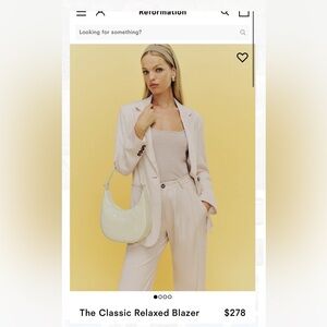 Reformation Beige Women's Pantsuit